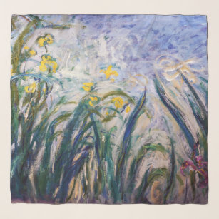 Claude Monet - Geel en Paars Irises Sjaal