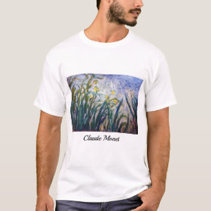 Claude Monet - Geel en Paars Irises T-shirt