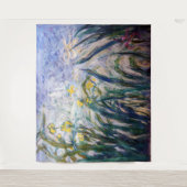 Claude Monet - Geel en Paars Irises Wandkleed (Voorkant)