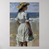 Claude Monet geïnspireerd landschap Poster (Voorkant)