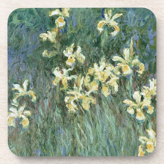 Claude Monet | Gele Iers Bier Onderzetter (Voorkant)