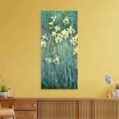 Claude Monet | Gele Iers Canvas Afdruk (Insitu (Woonkamer))