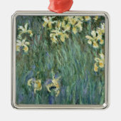 Claude Monet | Gele Iers Metalen Ornament (Voorkant)