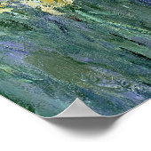 Claude Monet | Gele Iers Poster (Hoek)