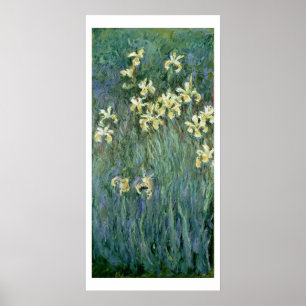 Claude Monet   Gele Iers Poster