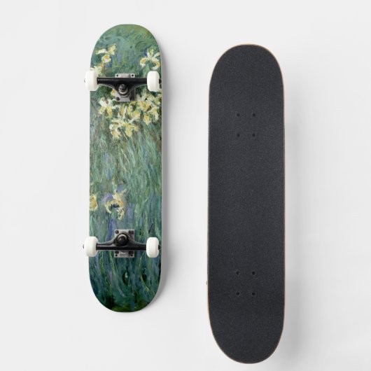 Claude Monet | Gele Iers Skateboard (Voorkant)