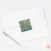 Claude Monet | Gele Iers Vierkante Sticker (Envelop)