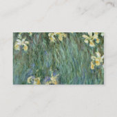 Claude Monet | Gele Iers Visitekaartje (Achterkant)