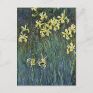 Claude Monet - Gele Irises Briefkaart
