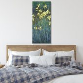 Claude Monet - Gele Irises Canvas Afdruk (Insitu (Slaapkamer))