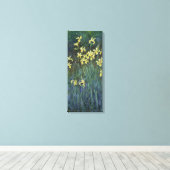 Claude Monet - Gele Irises Canvas Afdruk (Insitu (Houten vloer))