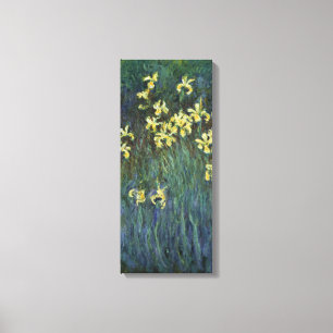 Claude Monet - Gele Irises Canvas Afdruk