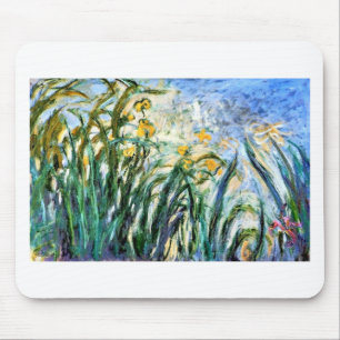 Claude Monet Gele Irissen en Malva 19 Muismat