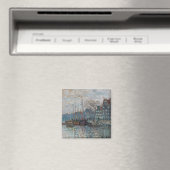 Claude Monet - Gezicht op Amsterdam Magneet (Insitu (Vaatwasser))