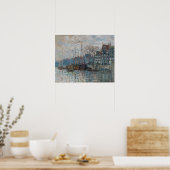 Claude Monet - Gezicht op Amsterdam Poster (Keuken)