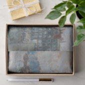 Claude Monet - Gezicht op Amsterdam Tissuepapier (Geschenk)