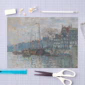 Claude Monet - Gezicht op Amsterdam Tissuepapier (Craft)