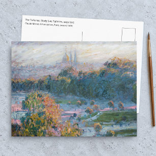 Claude Monet - Gezicht op de Tuileries, studie Briefkaart