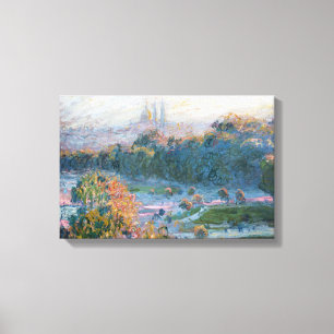 Claude Monet - Gezicht op de Tuileries, studie Canvas Afdruk