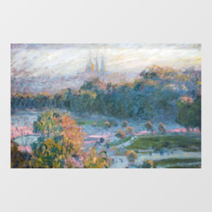 Claude Monet - Gezicht op de Tuileries, studie Raamsticker