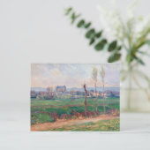 Claude Monet - Gezicht op Vernon Briefkaart (Staand voorkant)