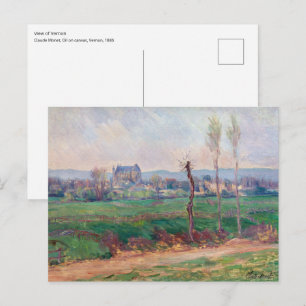 Claude Monet - Gezicht op Vernon Briefkaart