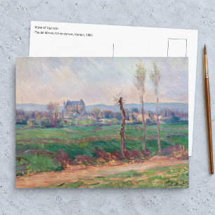 Claude Monet - Gezicht op Vernon Briefkaart