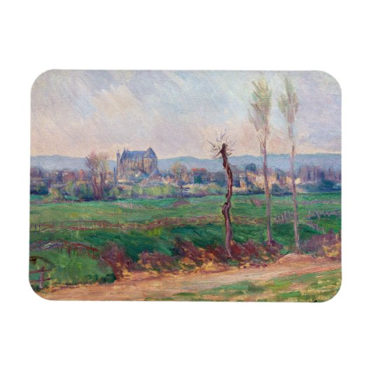 Claude Monet - Gezicht op Vernon Magneet (Horizontaal)