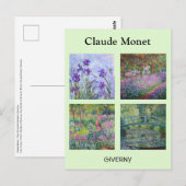 Claude Monet - Giverny Masterstukselectie Briefkaart (Voorkant / Achterkant)