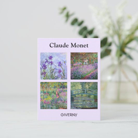 Claude Monet - Giverny Masterstukselectie Briefkaart (Staand voorkant)