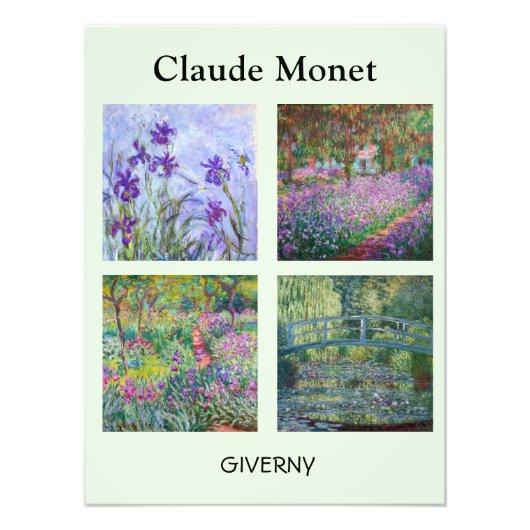 Claude Monet - Giverny Masterstukselectie Foto Afdruk (Voorkant)