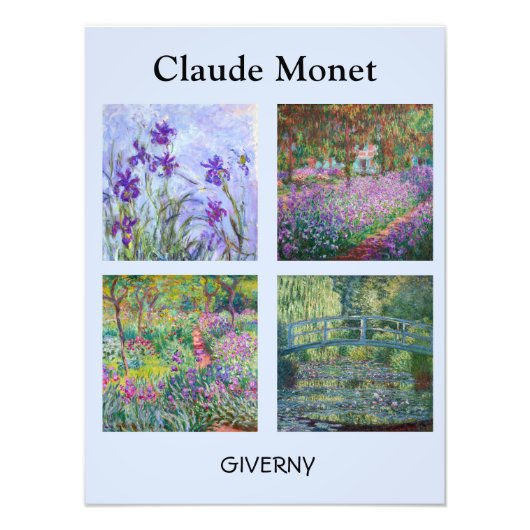 Claude Monet - Giverny Masterstukselectie Foto Afdruk (Voorkant)