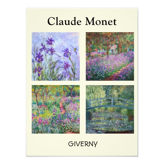 Claude Monet - Giverny Masterstukselectie Foto Afdruk (Voorkant)