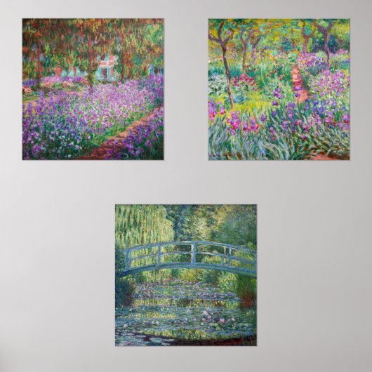 Claude Monet - Giverny Masterstukselectie Muurkunst Sets (Voorkant)