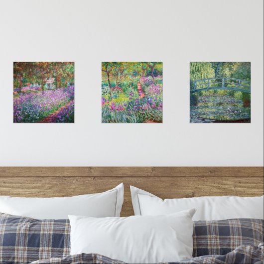 Claude Monet - Giverny Masterstukselectie Muurkunst Sets (Slaapkamer)
