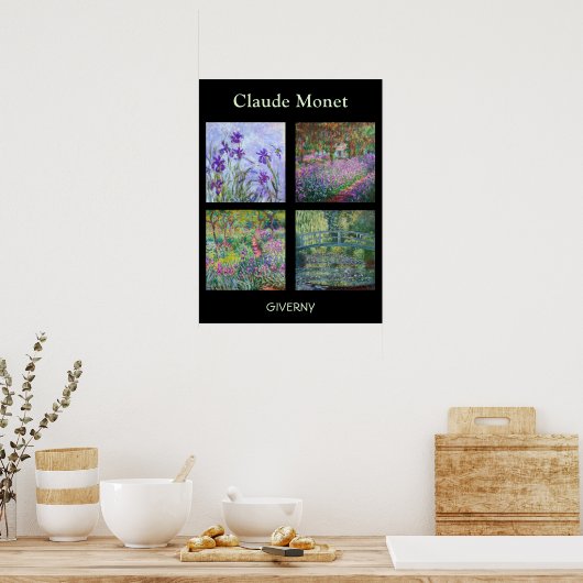 Claude Monet - Giverny Meesterwerken Selectie Poster (Keuken)