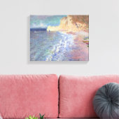 Claude Monet | Goedemorgen in Etretat Canvas Afdruk (Insitu (Woonkamer))