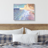 Claude Monet | Goedemorgen in Etretat Canvas Afdruk (Insitu (Slaapkamer))