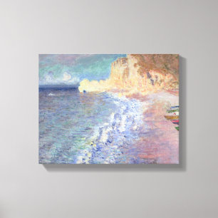 Claude Monet Goedemorgen in Etretat Canvas Afdruk
