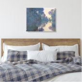 Claude Monet | Goedemorgen op de Seine bij Giverny Canvas Afdruk (Insitu (Slaapkamer))