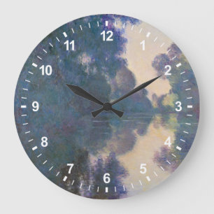 Claude Monet   Goedemorgen op de Seine bij Giverny Grote Klok