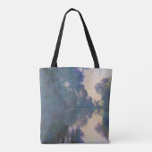 Claude Monet | Goedemorgen op de Seine bij Giverny Tote Bag (Achterkant)