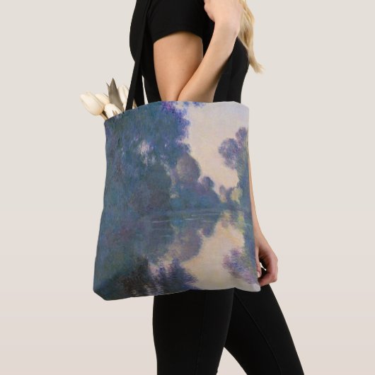 Claude Monet | Goedemorgen op de Seine bij Giverny Tote Bag (Dichtbij)