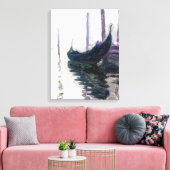 Claude Monet Gondola in Venetië Canvas Afdruk (Insitu (Woonkamer))