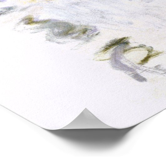 Claude Monet Gondola in Venetië Poster (Hoek)