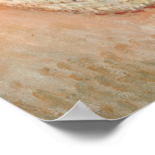 Claude Monet | Graankorf 1884 Poster (Hoek)