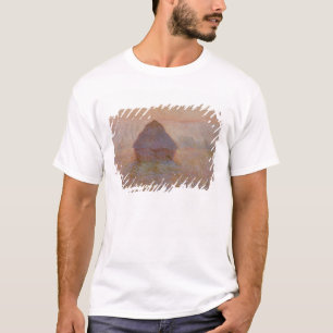 Claude Monet   Grainstack, zon in de mist T-shirt