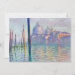 Claude Monet - Grand Canal, Venetië Bedankkaart<br><div class="desc">The Grand Canal,  Venice - Claude Monet,  Oil on Canvas,  1908</div>