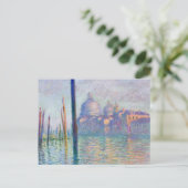Claude Monet - Grand Canal, Venetië Briefkaart (Staand voorkant)