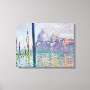 Claude Monet - Grand Canal, Venetië Canvas Afdruk